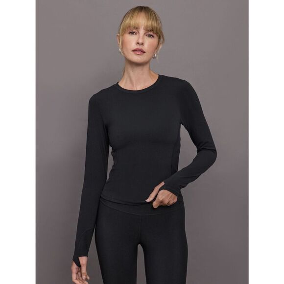 NWT Carbon 38 Navy Long Sleeve Crew Neck in Melt - Picture 5 of 6